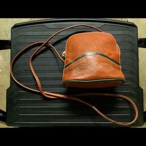 Saks Fifth Avenue Purse Italy Calfskin leather bag